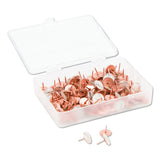 U Brands Fashion Metal Thumbtacks, Metal, Marble/Rose Gold, 3/8", 100/Pack (UBR3090U0624) Pack of 100