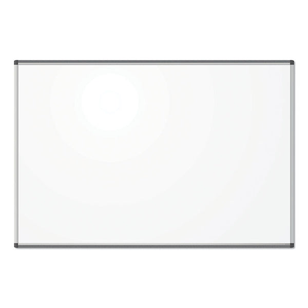 U Brands PINIT Magnetic Dry Erase Board, 70 x 47, White Surface, Silver Aluminum Frame (UBR2808U0001) Each