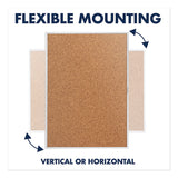 Quartet® Classic Series Cork Bulletin Board, 96 x 48, Tan Surface, Silver Anodized Aluminum Frame (QRT2308)