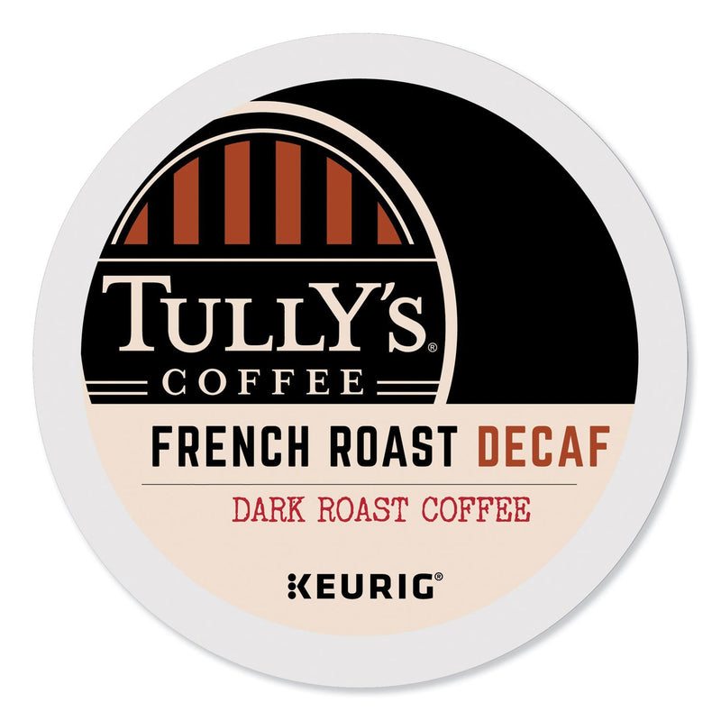 Tully's Coffee® French Roast Decaf Coffee K-Cups, 24/Box (GMT192419) Box of 24