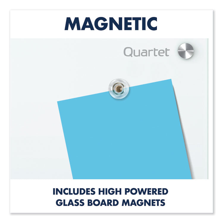 Quartet® Infinity Glass Marker Board, 72 x 48, White Surface (QRTG7248W) Each