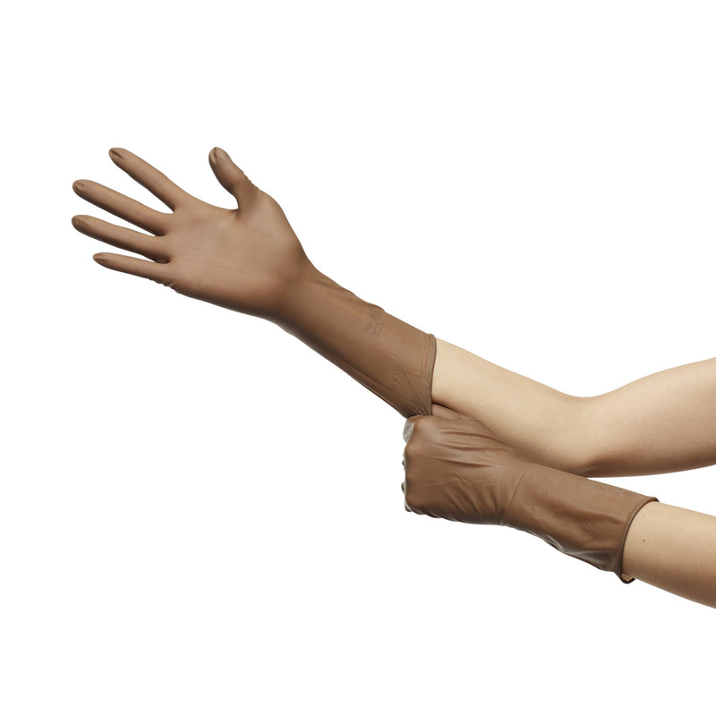 ENCORE® Latex Micro Surgical Glove Size 6.5 Sterile Latex Standard Cuff Length Micro-Textured Brown Chemo Tested (362176_CS) 200/CS