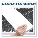 Quartet® Fusion Nano-Clean Magnetic Whiteboard, 72 x 48, White Surface, Silver Aluminum Frame (QRTNA7248F) Each