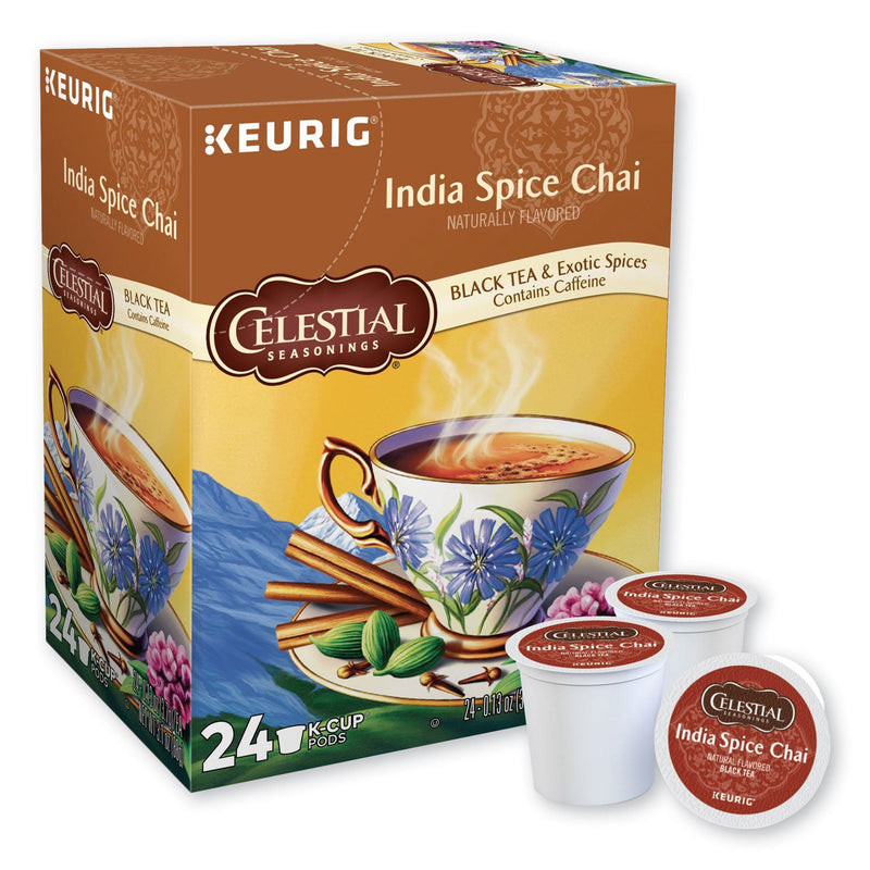 Celestial Seasonings® India Spice Chai Tea K-Cups, 96/Carton (GMT14738CT) Case of 96