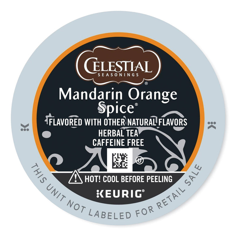 Celestial Seasonings® Mandarin Orange Spice Herb Tea K-Cups 24/Box (GMT14735) Box of 24