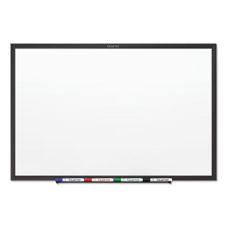 Quartet® Classic Series Nano-Clean Dry Erase Board, 48 x 36, White Surface, Black Aluminum Frame (QRTSM534B)