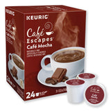 Café Escapes® Cafe Escapes Mocha K-Cups, 24/Box (GMT6803) Box of 24