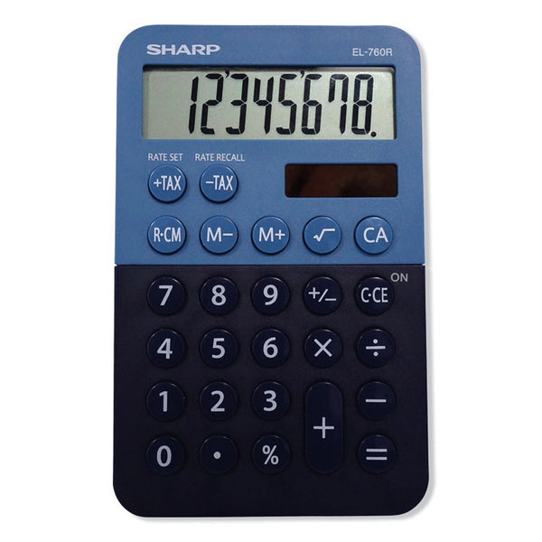 Sharp® EL-760RBBL Handheld Calculator, 8-Digit LCD (SHREL760RBBL) Each