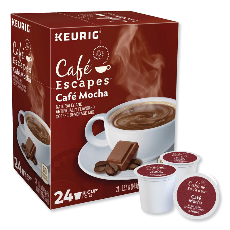 Café Escapes® Mocha K-Cups, 24/Box, 96/Carton (GMT6803CT) Case of 96