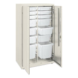 HON® Flagship Storage Cabinet with 6 Small, 6 Medium and 2 Large Bins, 30w x 18d x 52.5h, Loft (HONSC185230LGLO)