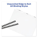 Avery&reg; Print and Apply Index Maker Clear Label Unpunched Dividers, 3-Tab, Ltr, 25 Sets (AVE11442)