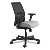 HON® Ignition 2.0 4-Way Stretch Low-Back Mesh Task Chair, Supports 300 lb, 17" to 21" Seat Height, Frost Seat, Black Back/Base (HONI2L1AMLC22TK)