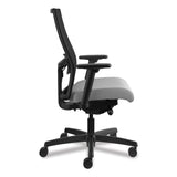 HON® Ignition 2.0 4-Way Stretch Mid-Back Mesh Task Chair, Supports 300 lb, 17" to 21" Seat Height, Frost Seat, Black Back/Base (HONI2M2AMLC22TK)