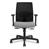 HON® Ignition 2.0 4-Way Stretch Low-Back Mesh Task Chair, Supports 300 lb, 17" to 21" Seat Height, Frost Seat, Black Back/Base (HONI2L1AMLC22TK)