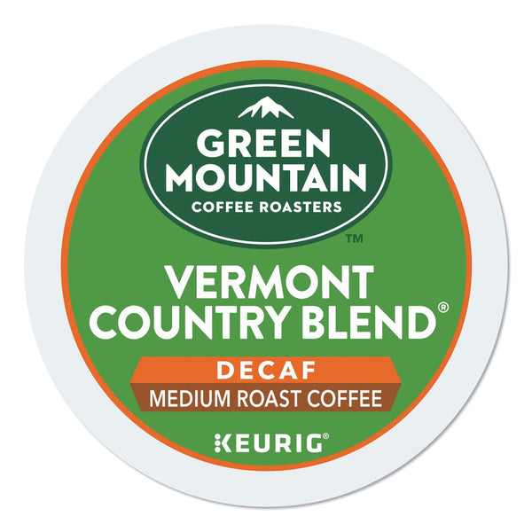 Green Mountain Coffee® Vermont Country Blend Decaf Coffee K-Cups, 96/Carton (GMT7602CT) Case of 96