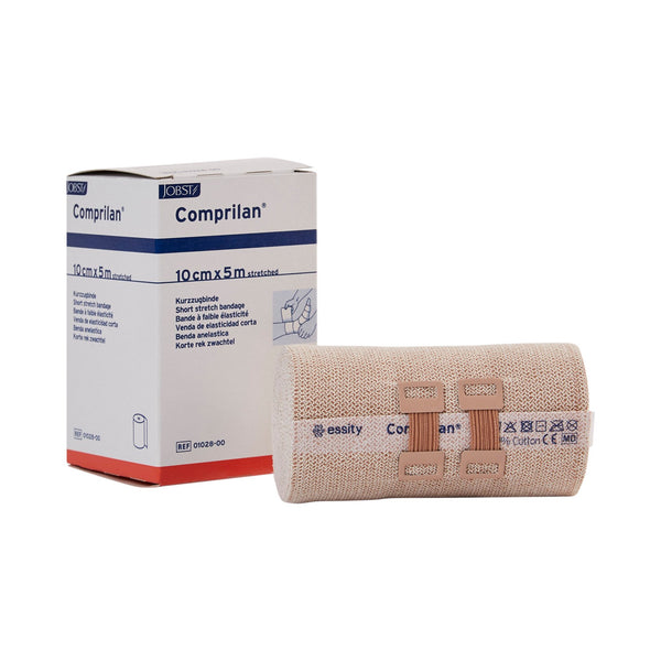 Comprilan® Compression Bandage 4 Inch X 5-1/2 Yard Clip Detached Closure Tan NonSterile Standard Compression (283587_CS) 20/CS