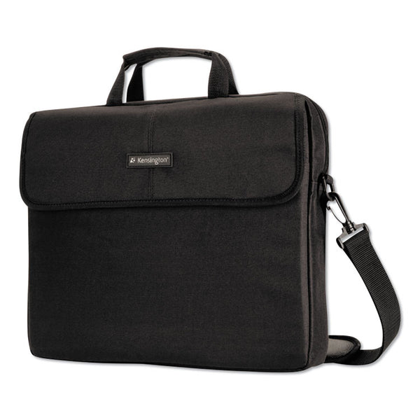 Kensington® Simply Portable Padded Laptop Sleeve, Fits Devices Up to 17", Polyester, 17.38 x 2.13 x 14.25, Black (KMW62567) Each