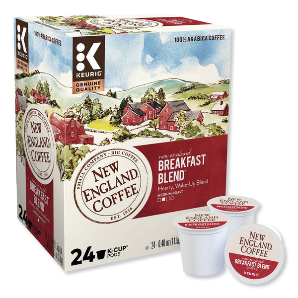 New England® Coffee Breakfast Blend K-Cup Pods, 24/Box (GMT0036) Box of 24