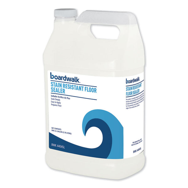 Boardwalk® Stain Resistant Floor Sealer, 1 gal Bottle, 4/Carton (BWK4404SL)