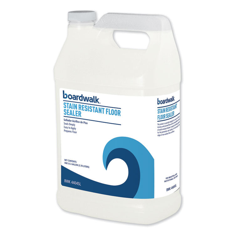 Boardwalk® Stain Resistant Floor Sealer, 1 gal Bottle, 4/Carton (BWK4404SL)