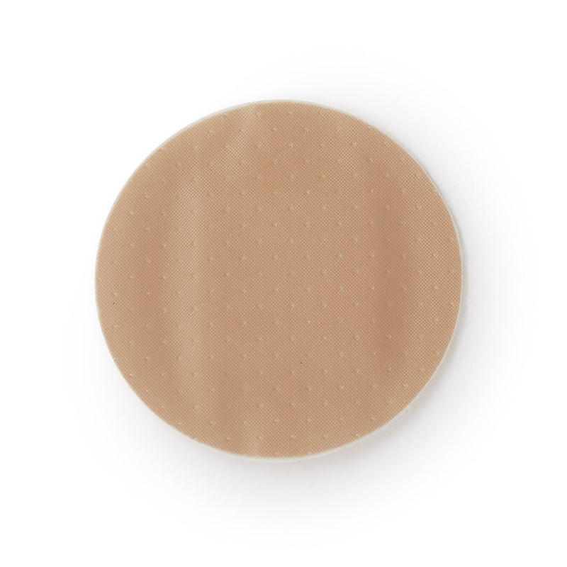 McKesson Adhesive Spot Bandage 1 Inch Plastic Round Tan Sterile (466877_BX) 100/BX