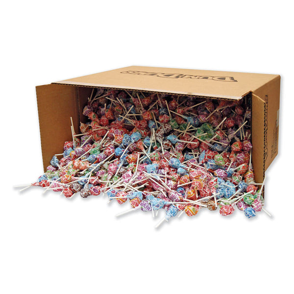 Spangler® Dum-Dum-Pops, Assorted Flavors, Individually Wrapped, Bulk 30 lb Carton (SPA534)