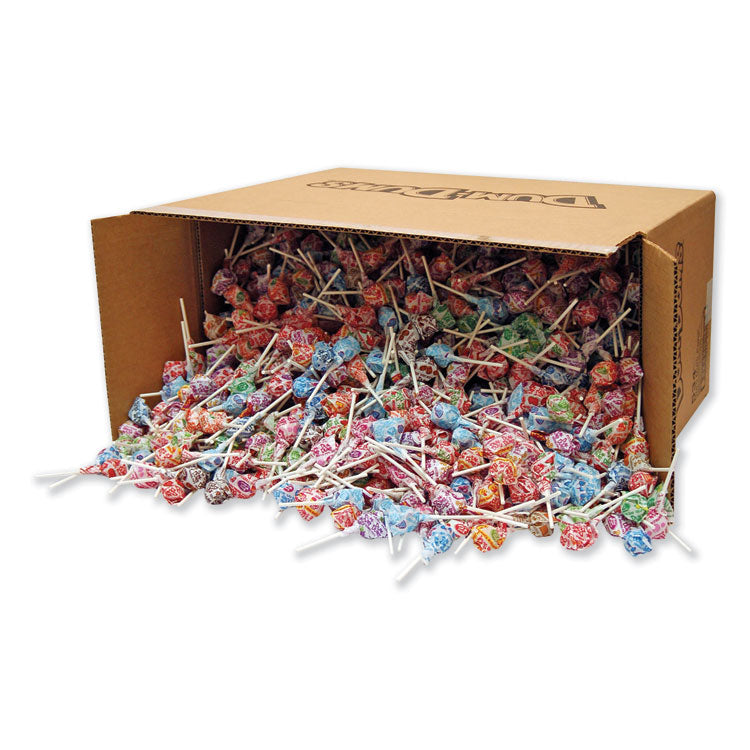 Spangler® Dum-Dum-Pops, Assorted Flavors, Individually Wrapped, Bulk 30 lb Carton (SPA534) 30 lb Box