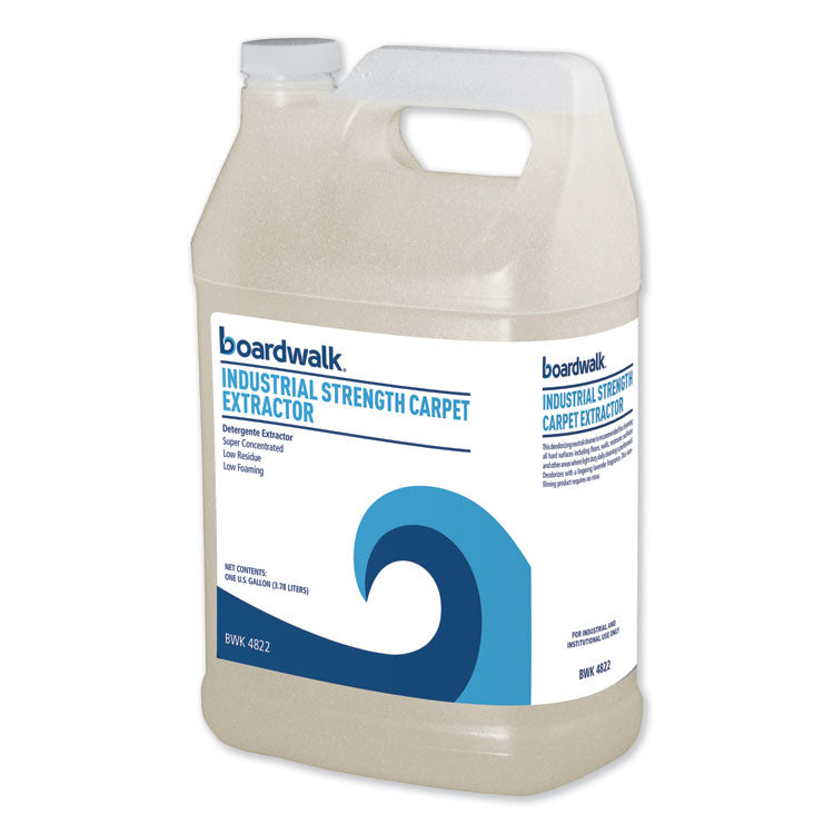 Boardwalk® Industrial Strength Carpet Extractor, Clean Scent, 1 gal Bottle, 4/Carton (BWK4822)