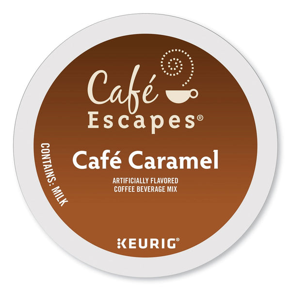 Café Escapes® Cafe Caramel K-Cups, 24/Box (GMT6813) Box of 24