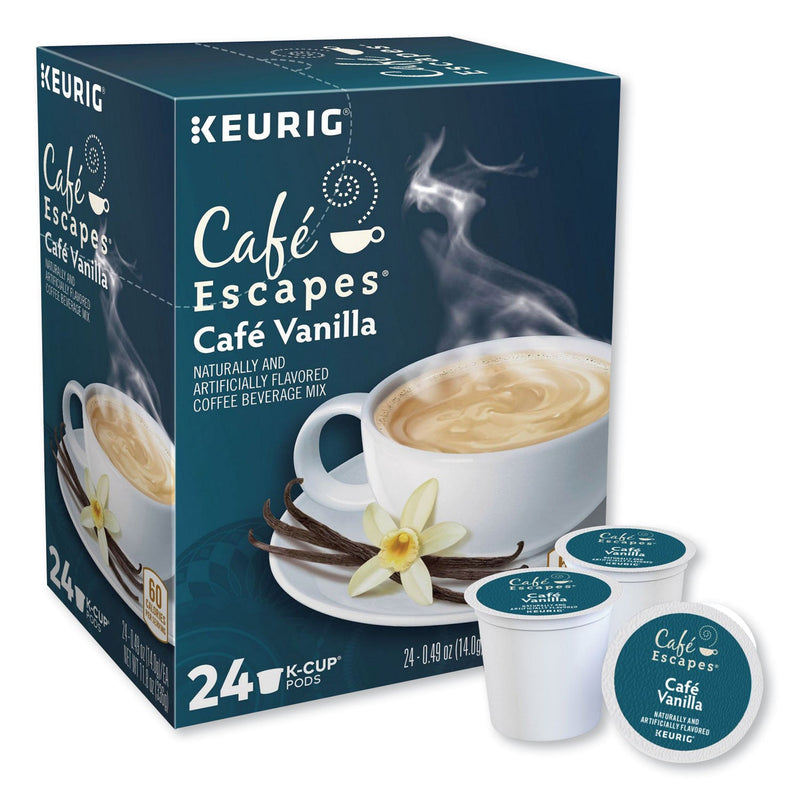 Café Escapes® Cafe Vanilla K-Cups, 24/Box (GMT6812) Box of 24