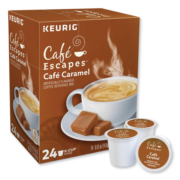 Café Escapes® Cafe Caramel K-Cups, 24/Box (GMT6813) Box of 24