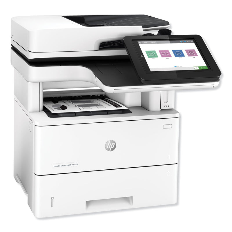 HP LaserJet Enterprise MFP M528f Multifunction Laser Printer, Copy/Fax/Print/Scan (HEW1PV65A)