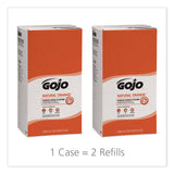 GOJO® NATURAL ORANGE Pumice Hand Cleaner Refill, Citrus Scent, 5,000 mL, 2/Carton (GOJ7556)