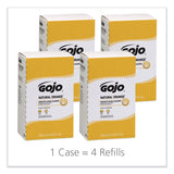 GOJO® NATURAL ORANGE Smooth Lotion Hand Cleaner, Citrus Scent, 2,000 mL Bag-in-Box Refill, 4/Carton (GOJ7250) Case of 4