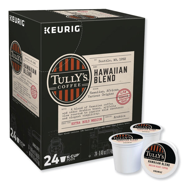 Tully's Coffee® Hawaiian Blend Coffee K-Cups, 24/Box (GMT6606) Box of 24