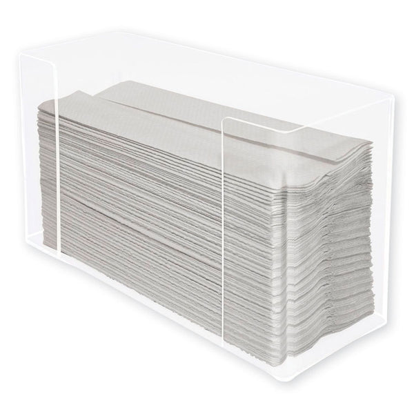 Kantek Multifold Paper Towel Dispenser, 12.5 x 4.4 x 7, Clear (KTKAH190) Each