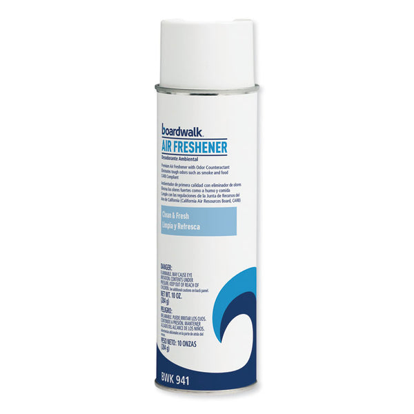 Fresh Scent Air Freshener, 10 oz Aerosol Spray, 12/Carton (BWK941) Case of 12
