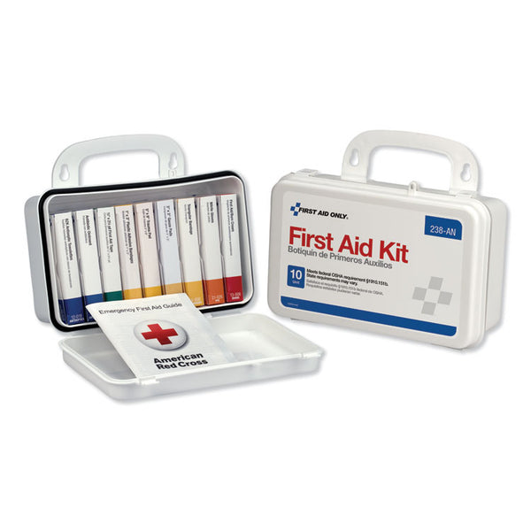 First Aid Only™ ANSI-Compliant First Aid Kit, 64 Pieces, Plastic Case (FAO238AN) 1 Kit