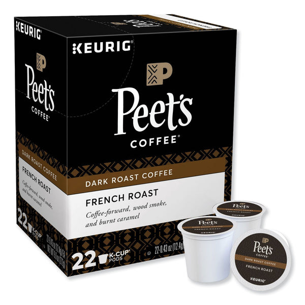 Peet's Coffee & Tea® French Roast Coffee K-Cups, 22/Box (GMT6545) Box of 22