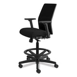 HON® Ignition 2.0 Ilira-Stretch Mesh Back Task Stool, Supports Up to 300 lb, 23" to 32" Seat Height, Black (HONI2S1AMBLC10T)
