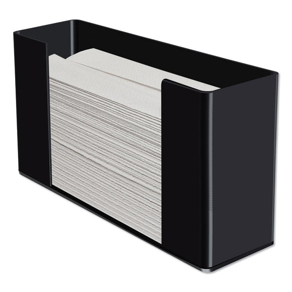 Kantek Multifold Paper Towel Dispenser, 12.5 x 4.4 x 7, Black (KTKAH190B) Each