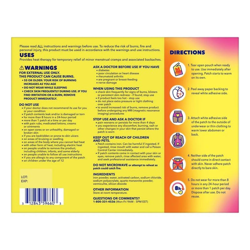 Midol® Cramp Relief Patch 3 per Box (1229969_CT) 3/CT