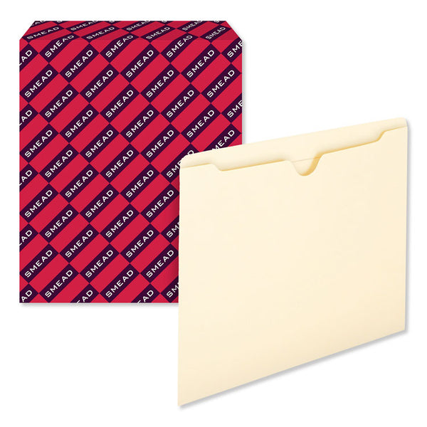 Smead™ Manila File Jackets, 2-Ply Straight Tab, Letter Size, Manila, 100/Box (SMD75500)