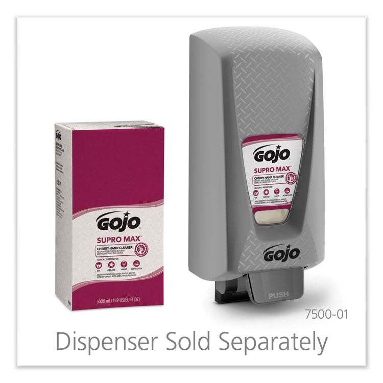 GOJO® SUPRO MAX Hand Cleaner, Cherry, 5,000 mL Refill, 2/Carton (GOJ758202) Case of 2