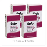 GOJO® SUPRO MAX Cherry Lotion Hand Cleaner, 2,000 mL Refill, 4/Carton (GOJ728204) Case of 4