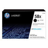 HP HP 58X, (CF258X) High-Yield Black Original LaserJet Toner Cartridge (HEWCF258X) Each