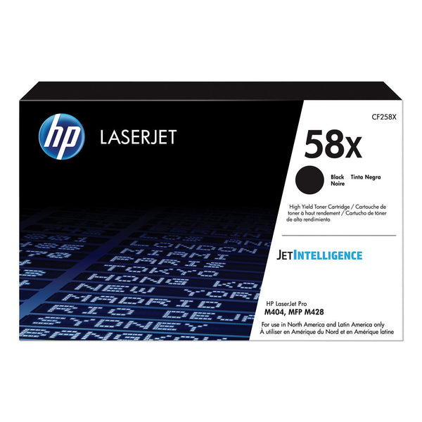 HP HP 58X, (CF258X) High-Yield Black Original LaserJet Toner Cartridge (HEWCF258X)