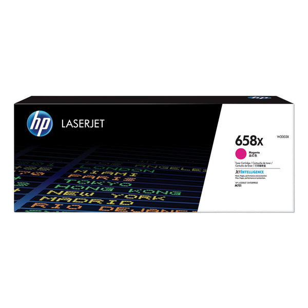 HP HP 658X, (W2003X) High-Yield Magenta Original LaserJet Toner Cartridge (HEWW2003X)