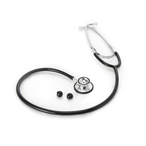McKesson General Exam Stethoscope Black 1-Tube 22 Inch Tube Double Sided Chestpiece (363744_EA) 1/EA