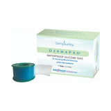 DermaPro™ Waterproof Medical Tape White 1 Inch X 5 Yard Silicone NonSterile (1059078_BX) 12/BX
